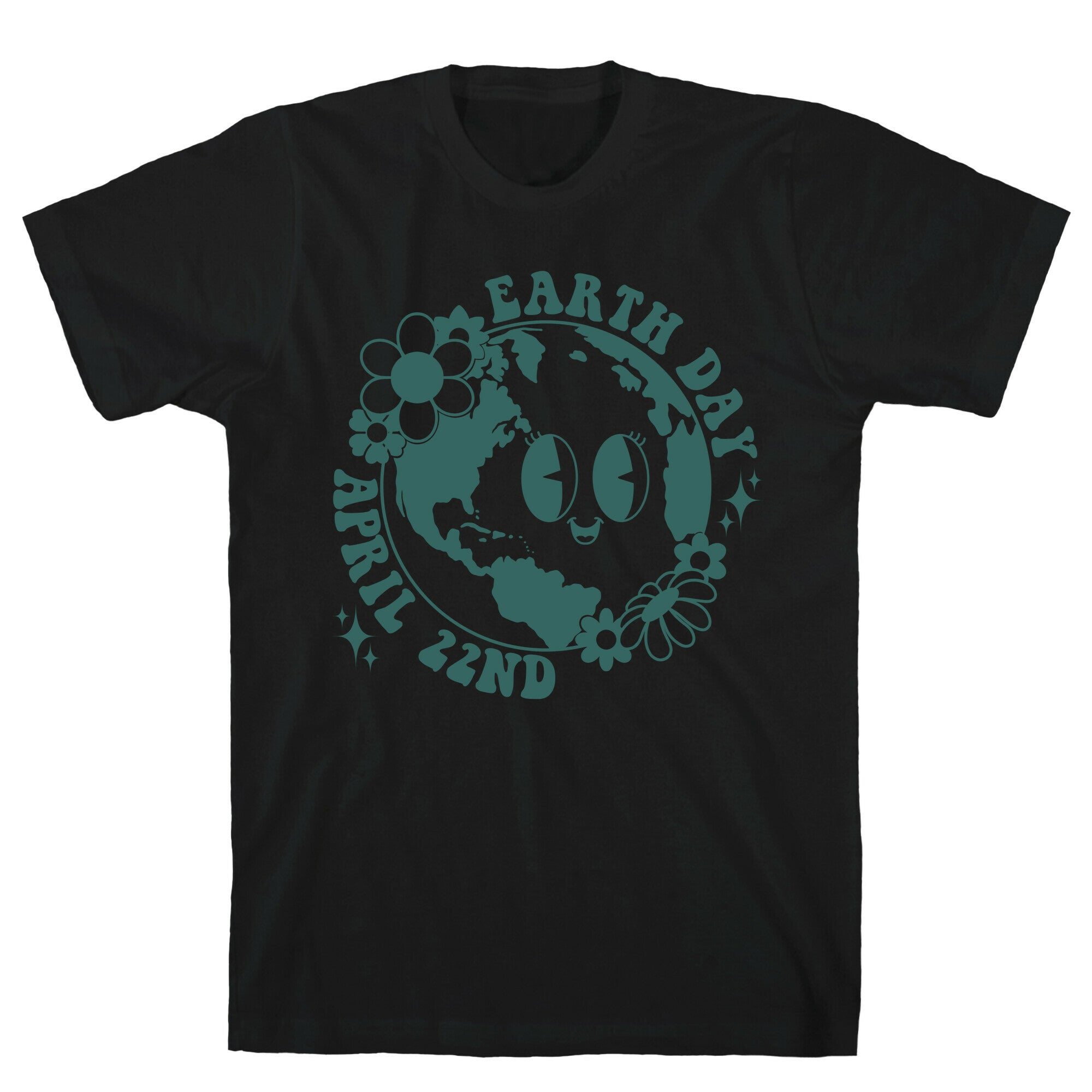 Earth Day Retro Cartoon T-Shirt